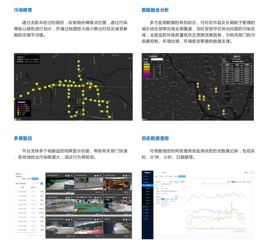 走航式环境在线监测系统平台介绍