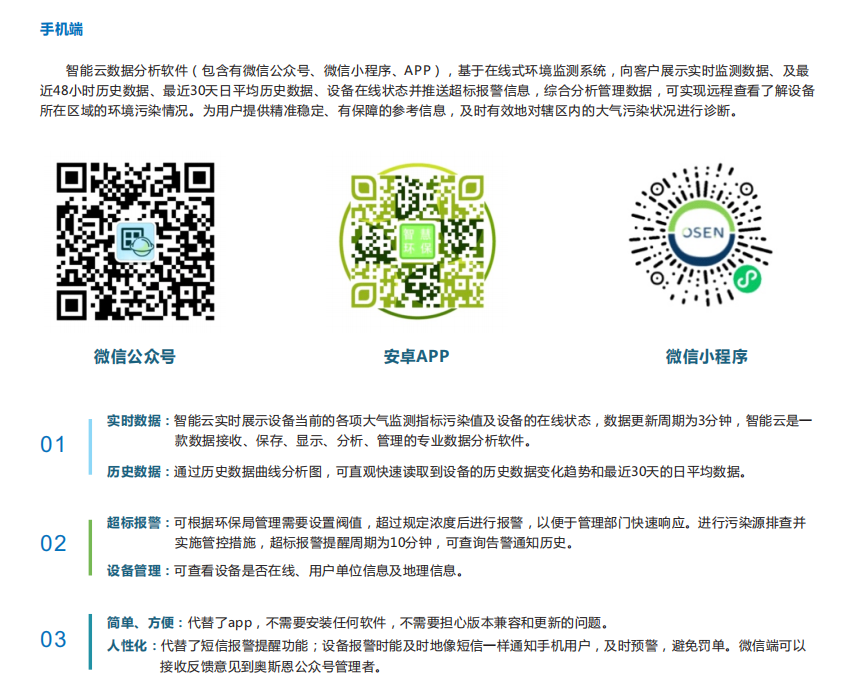 无组织排放监测治理一体化软件平台