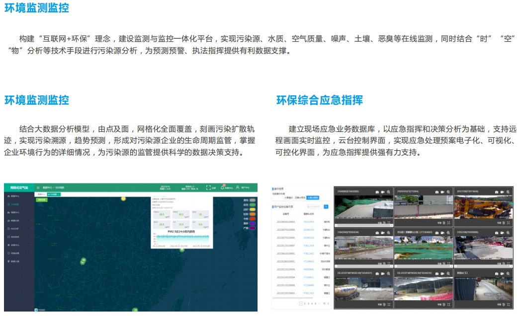 微型环境空气质量监测云平台、智能监测预警平台、多样化建设部署方案