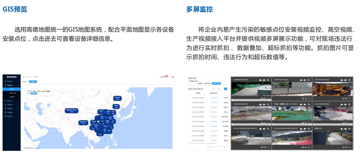 奥斯恩无组织排放监测平台、功能可根据需求定制、多领域应用方案