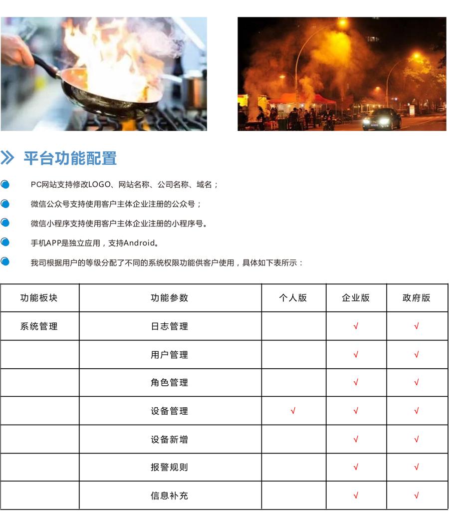 城市餐饮行业油烟在线监测平台 餐饮油烟污染网格化监管云平台