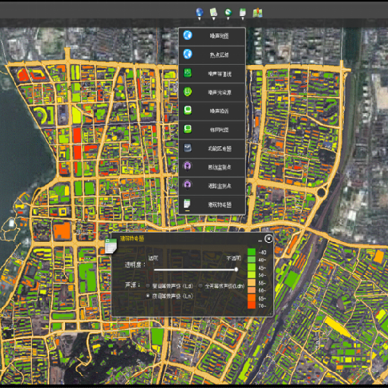 城市噪声动态地图云平台 实时感知动态可视化呈现智能分析